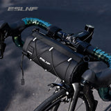 ESLNF Bike Front Tube Waterproof Storage Roll Bag Bicycle Handlebar Basket Pack Portable Large Capacity Cycg Accessory