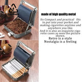 Portable Mini Metal Manual Rolg hine 70/78/110MM Tobacco Roller Case Box Cigarette Maker Smoking Accessories