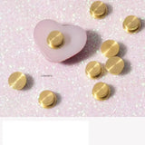 30Pcs/Pack Metal Rotatable Bearing Shaft For Rotating 3D Nail Art Decorations DIY Crystal Jewelry Spin Accessory Tools