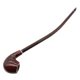 41cm Snake Long Rod Solid Wood TobaccoCigar Cigarette Smoking Pipe Classic Style ResinTobacco Hand PipesHot Selling Wooden Pipe
