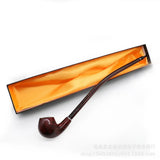 41cm Snake Long Rod Solid Wood TobaccoCigar Cigarette Smoking Pipe Classic Style ResinTobacco Hand PipesHot Selling Wooden Pipe