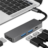 USB HUB 3.0 Type C Hubs 7 in 1 Multi Splitter Adapter OTG High Speed Practical Docking Station Universal For Xiaomi Lenovo book Pro 13 15 PC Computer Accessories