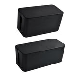 2 Pcs Desktop Organizer Cable Management Box Cord Hider Box Cords Cover Cable Case Organizer