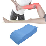 S Shaped After Surgery Orthopedic Blue Leg Pillow for Swelg