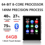 Portable CD Bluetooth-compatible Hifi Speaker Touch Control HIFI Walkman Disc 3.5mm Jack USB Stereo Music Player