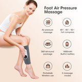 Electric Leg Charging Calir Compression Massager with Three Massage Modes Thigh And Knee 360° All-Round Packag