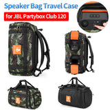 for Partybox Club 120 Waterproof Travel Carrying Case Adjustable Strap Portable Speaker Carry Tote Bag Backpack