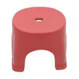 1PC Anti-slip Plastic Stool Multi-use Step Stool Shoes Wearing Stool Small Bathroom Stool for Home Dorm (Pink)