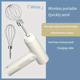 1pc, Electric Hand Mixer With Whisk, USB Chargeable Egg Beater, Multifunctional Electric Hand Mixer, For Cream Making, Baking,