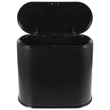 Bathroom Trash Can with Lid Slim Trash Can Small Trash Bin Plastic Trash Bin