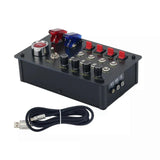 Horizontal Button Box SIM Racing Control Box Simulator for Simagic Fanatec Black js