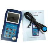 For Steel Aluminum PVC Digital Ultrasonic Thickness Meter Gauge 0.9 to 300mm NEW
