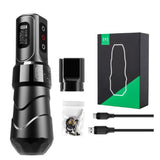 FLUX MAX Wireless Tattoo Machine Rotaty Pen Coreless Motor 2400mAh Battery Capacity LED Digital Display for Tattoo Artist