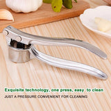 Kitchen OS press, ginger or stainless steel manual crusher, silver, kitchen accessories