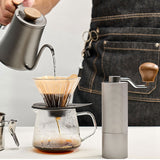 Manual Grinder Adjustable Steel Core Burr For Kitchen Portable Hand Espresso Coffee Milg Tool 5 Stars