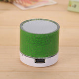A9 Colorful Mini Portable Speaker Bluetooth Wireless Car Audio Dazzling Crack LED Lights Stereo Subwoofer USB Charging Wireless Music Player