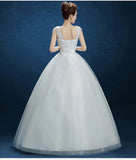 Summer New Wedding Dress, Korean Simple Shoulder Uniform Show Thin Bride Married One Word Shoulder Dress