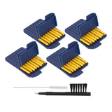 Set Wax Guards Kit Hearing Amplifier Cleaning Brush Tool with Storage Box for Starkey