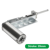 DC Reciprocating ear All Metal Body Telescc Rocker Actuator Stroke 39mm Motor M6 Thread 30-270 times/min