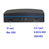 Xmeye Mini NVR H.265 5MP 4CH Network Video Recorder Support P2P Face Detect Motion Alarm For CCTV IP Camera, Easy To Use EU Plug