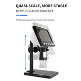 4.3 Inch Digital 1000X Coin 960P Video Microscope for Adults Welding with 8 LED