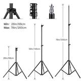 Andoer Photography Light kit 50x70cm Softbox Lighting Set with 85W LED Light+Light Stand for Studio Portrait Product Photo Video