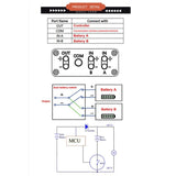 Double Discharge Converter For Ebike 20A Dual Battery Pack Switch Balance Discharger
