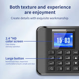2.4 inch LCD Screen Intelligent Biometric Fingerprint Password Attendance hine Time Clock Employee Checking-in Recorder