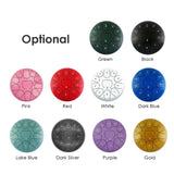 6 Inch Steel Tongue 11 Notes Handpan with Drum Mallet Finger Picks Percussion for Meditation Yoga 10 Colors