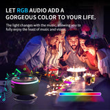 Portable Hifi Bluetooth 5.4 Wireless Speakers stereo sound Subwoofer For Outdoor Sports IP67 waterproof