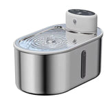 3L USB 5V Sensor Stainless Steel Charging Wireless Induction Cat Dog Automatic Drinking Fountain Pet Water Dispenser Bowl