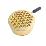 Honeycomb Management Aluminium Alloy Narguile Cachimbas Hookah Bowl Heat Keeper Base Charcoal Holder Box