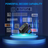 Bluetooth Barcode Scanner 2D Wireless Warehouse Portable Mini Wearable Ring 1D Bar Code Reader Support Android iOS Windows
