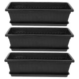 3 Sets of Plastic Gardening Pots Starter Pots Flower Orchid Pots Flower Containers Home Supplies