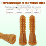 50Pcs Hair Removal Machine Glue Stick Duck Plucker Corn Rod Poultry Hair Removal Stick Chicken Beef Tendon Material
