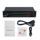 EQ-323 Dual 31-band Graphic Equalizer Spectrum Digital Equalizer for Stage js