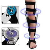 Medical Adjustable Knee Fixed Brace Joint Leg Orthotics Support Protector Stabilizer Fracture Fix Rehabilitation Left