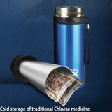 900mL LCD Insu Refrigerated Cup Portable Outdoor Cooler Flask Mini Vacuum Medicine And Beverage Refrigerator Drug Fridge