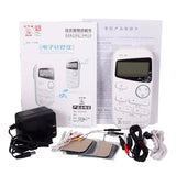 Electronic Acupuncturist Treatment Instrument - Dual Channel Pulse Massager for Pain Relief and Muscle Strength. Comes with 4 Pcs Pads.