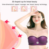 Multifunctional Electric Bra Vibration Massage Enlargement Enhancement Breast Heating Stimulation hine
