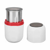 Electric Pill Crusher Grinder Stainless Steel Small Fine Powder Electronic Pulverizer for Home for Patients White/Black