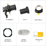Conical Snoot Kit with Bowens Mount for Optical Spotlight and Photography Effects