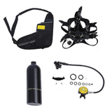 Explore the Deep: Full Face Scuba Diving Tank with Camera Mount & 360?? Breathing Tube