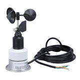 5 in 1 Weather Sensor with Cable Mini Temperature Humidity Wind Speed Direction Air Pressure Weather Meter for Outdoor DC 9 to 30V