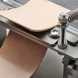 Stainless DIY Strips Belt Manual Cowhide Leather Splitter hine Cutting Peeler Roller Tool