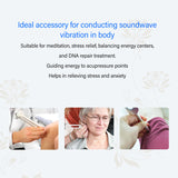 Accessory Aluminium Alloy with Crystals Base Meditation Crystal Feet for Tuning Fork
