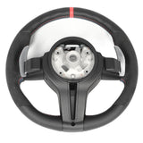 Car Steering Wheel Good Hand Feeling Modification Steering Wheel Finger  Nappa Leather Suede for F10 F12  F06 M Sport