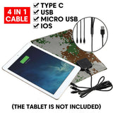Foldable 5V 100W Dual USB Waterproof Solar Panel - Portable Battery Charger for Mobile Phones, Ideal for Hiking and Outdoor Activities