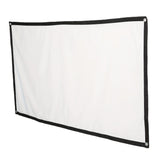 60 inch screen, high-definition portable double-sided foldable video projector screen