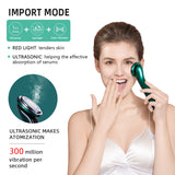 Facial Massager Galvanic Ionic Facial Toning Device Deep Moisturizer Cleanser with Ulsonic Vibration for Absorbing and Locking